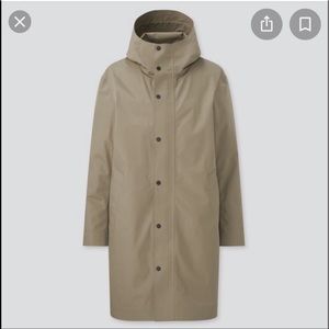 MEN/UNISEX BLOCKTECH HOODED COAT by UNIQLO NWT